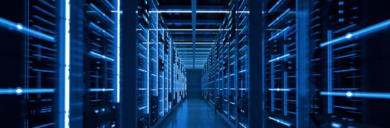 server racks in data center